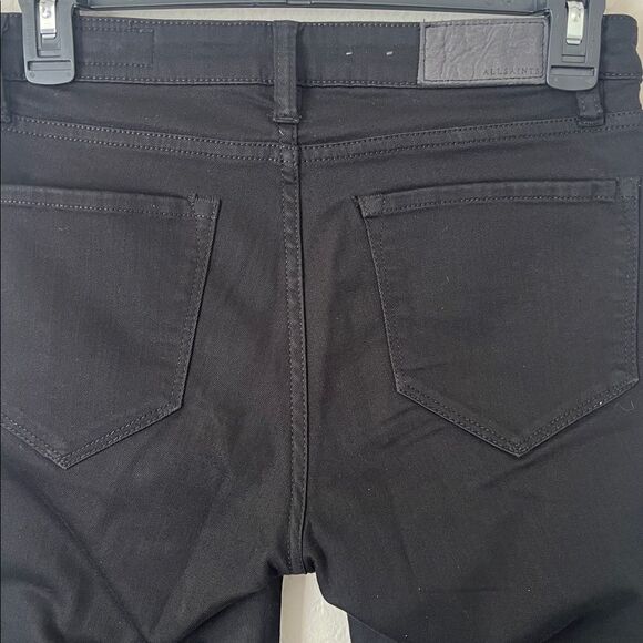 All Saints Mast Jeans Black Skinny in Size 28 - Picture 3 of 16